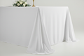 90" × 150" White Tablecloth Rental Ad
