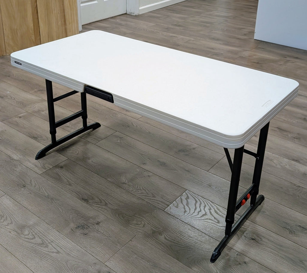 RENTAL - 4 ft rectangle table with adjustable legs