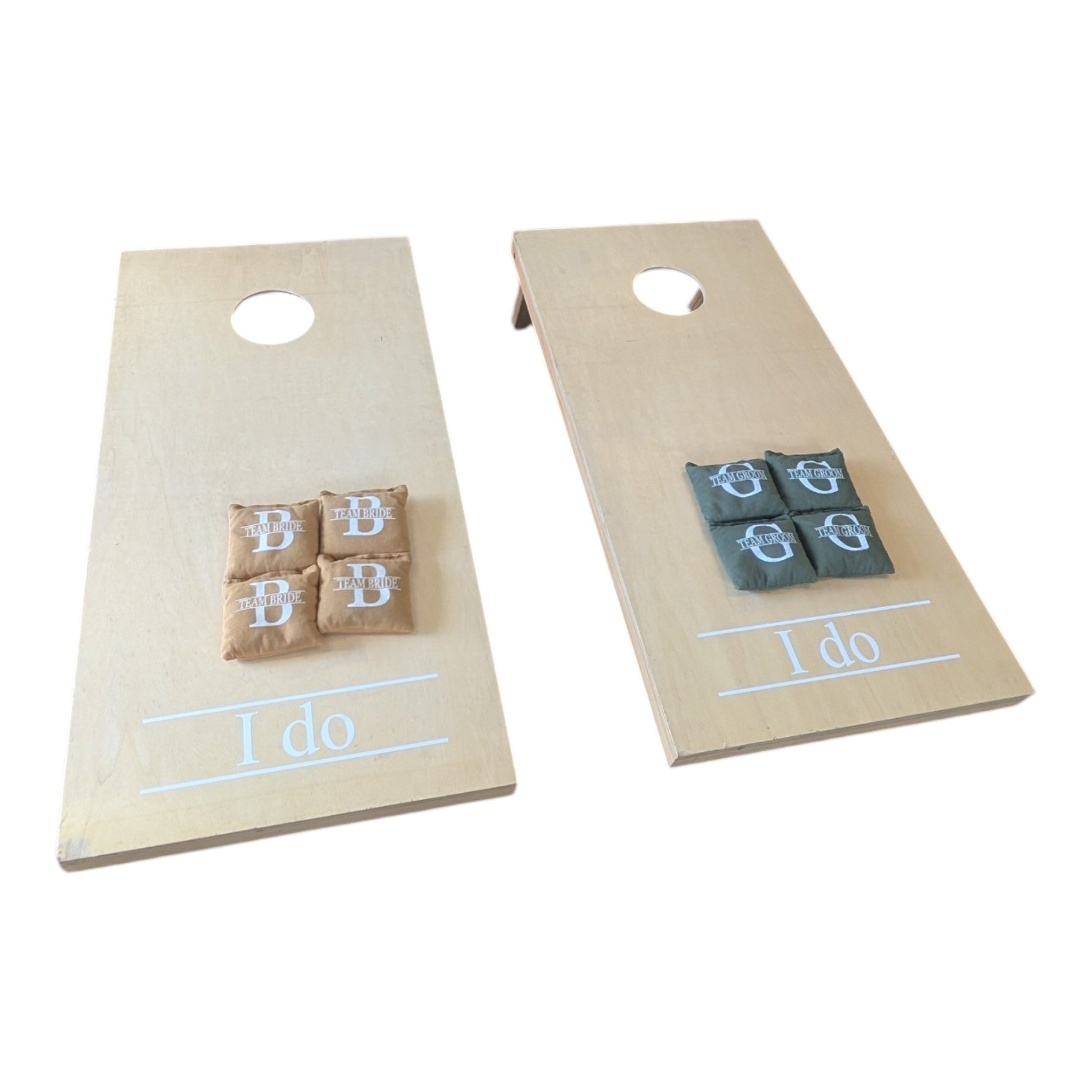 RENTAL - GAME SET - Cornhole Wedding Customized