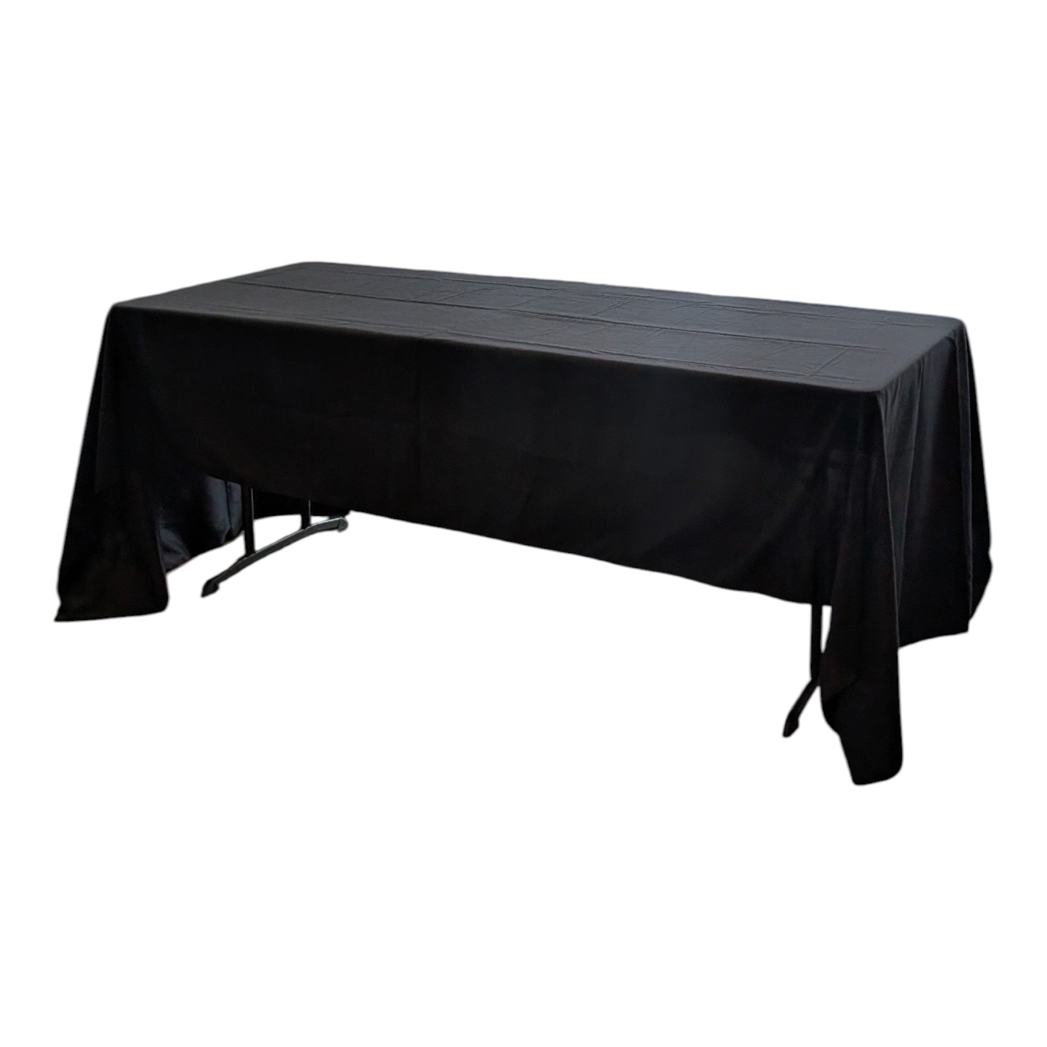 Rental-black table cloth (for 6ft table)