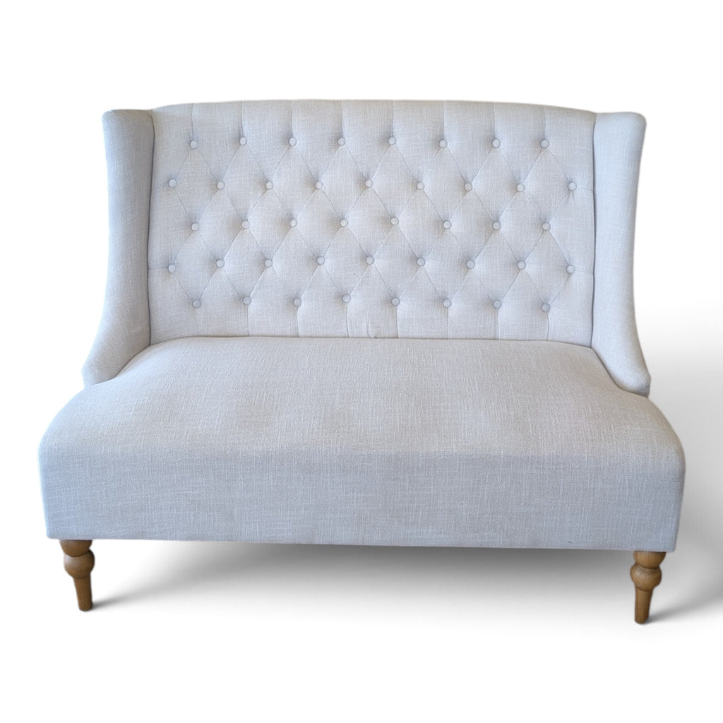 Rental - Decorative Modern white Settee