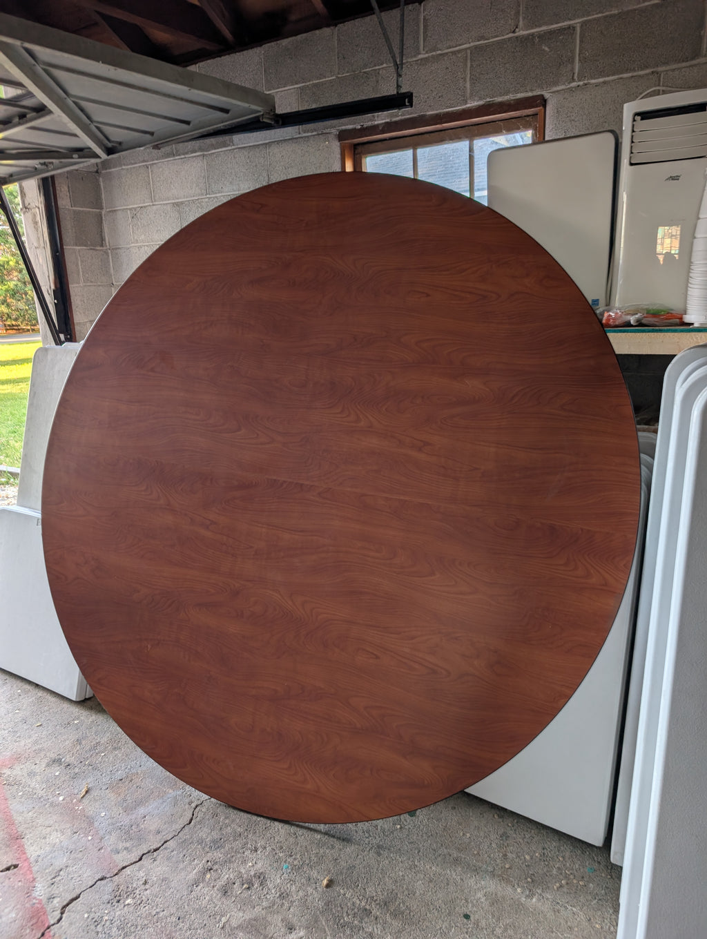 RENTAL - 6 ft Round Table (wooden)