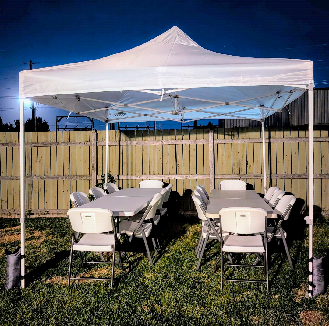 RENTAL - TENT - Canopy 10x10 (Without Side Walls)