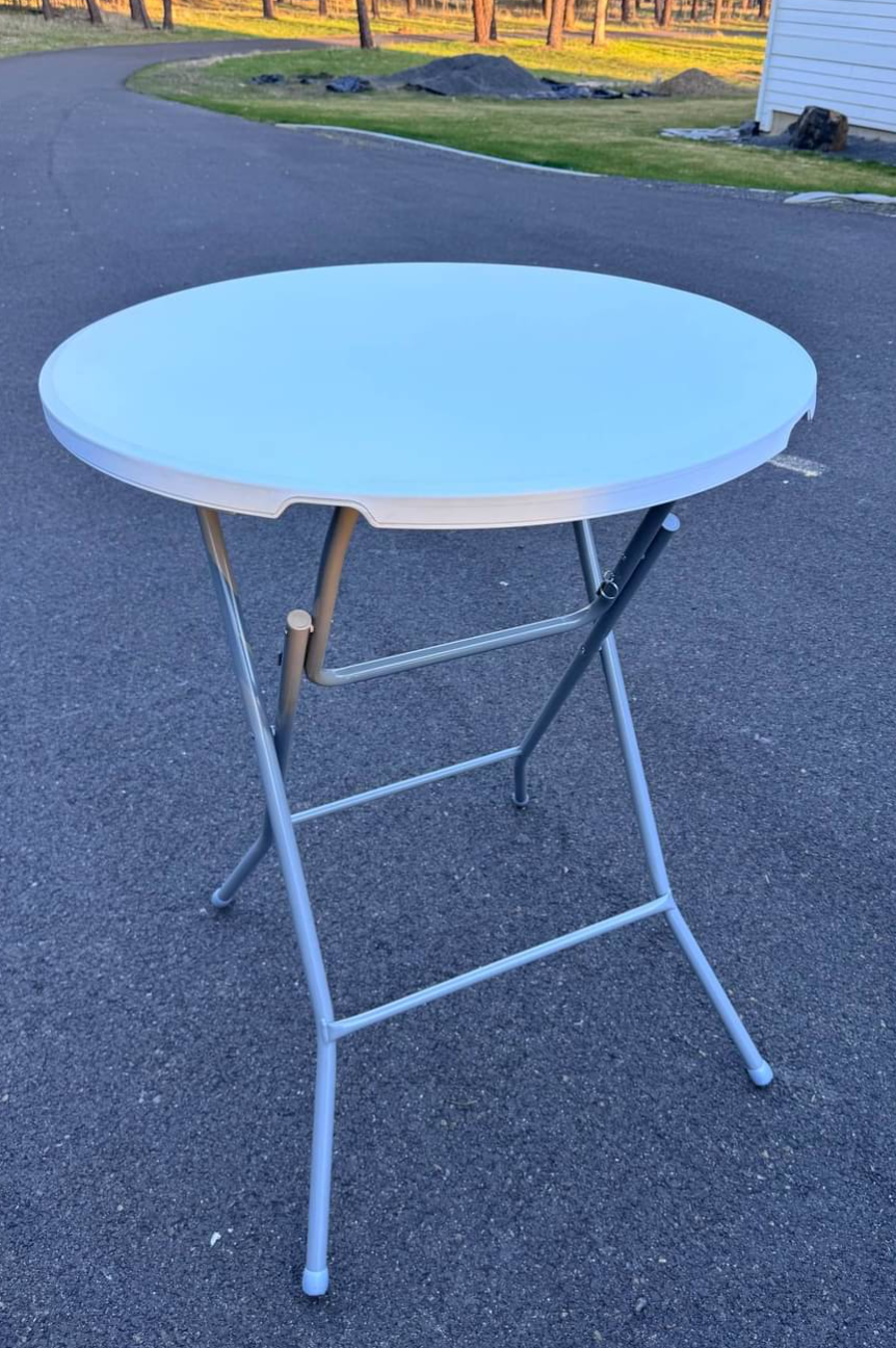 RENTAL - TABLE - Cocktail 40×31 (White)