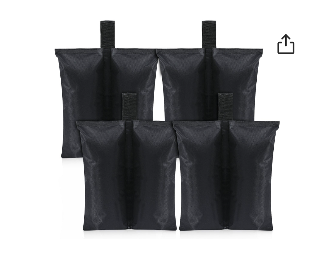 RENTAL - EQUIPMENT - Tent Weights Set (4 Bags)