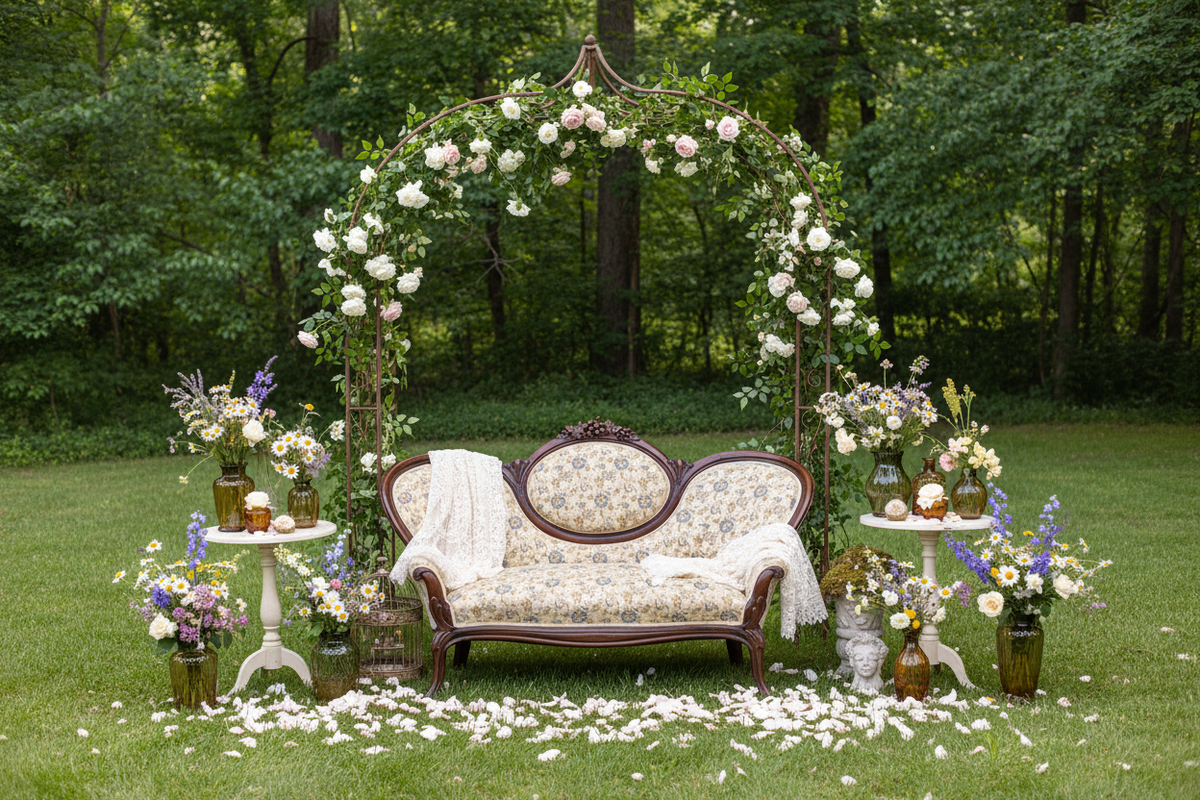Outdoor Garden Victorian Setup