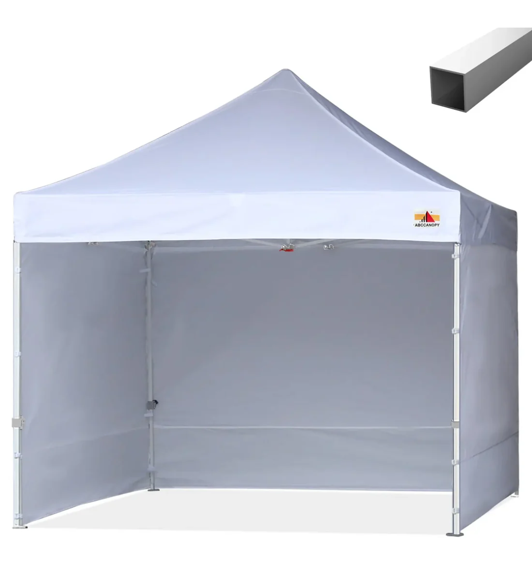 10×10 ABC canopy with side walls